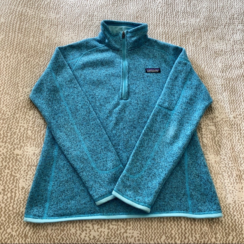 Blue Patagonia Better Sweater Pullover Quarter-Zip